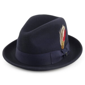 Brown Wool Cowboy Hat with Leather Band