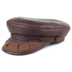 Black Buffalo Leather Cowboy Hat